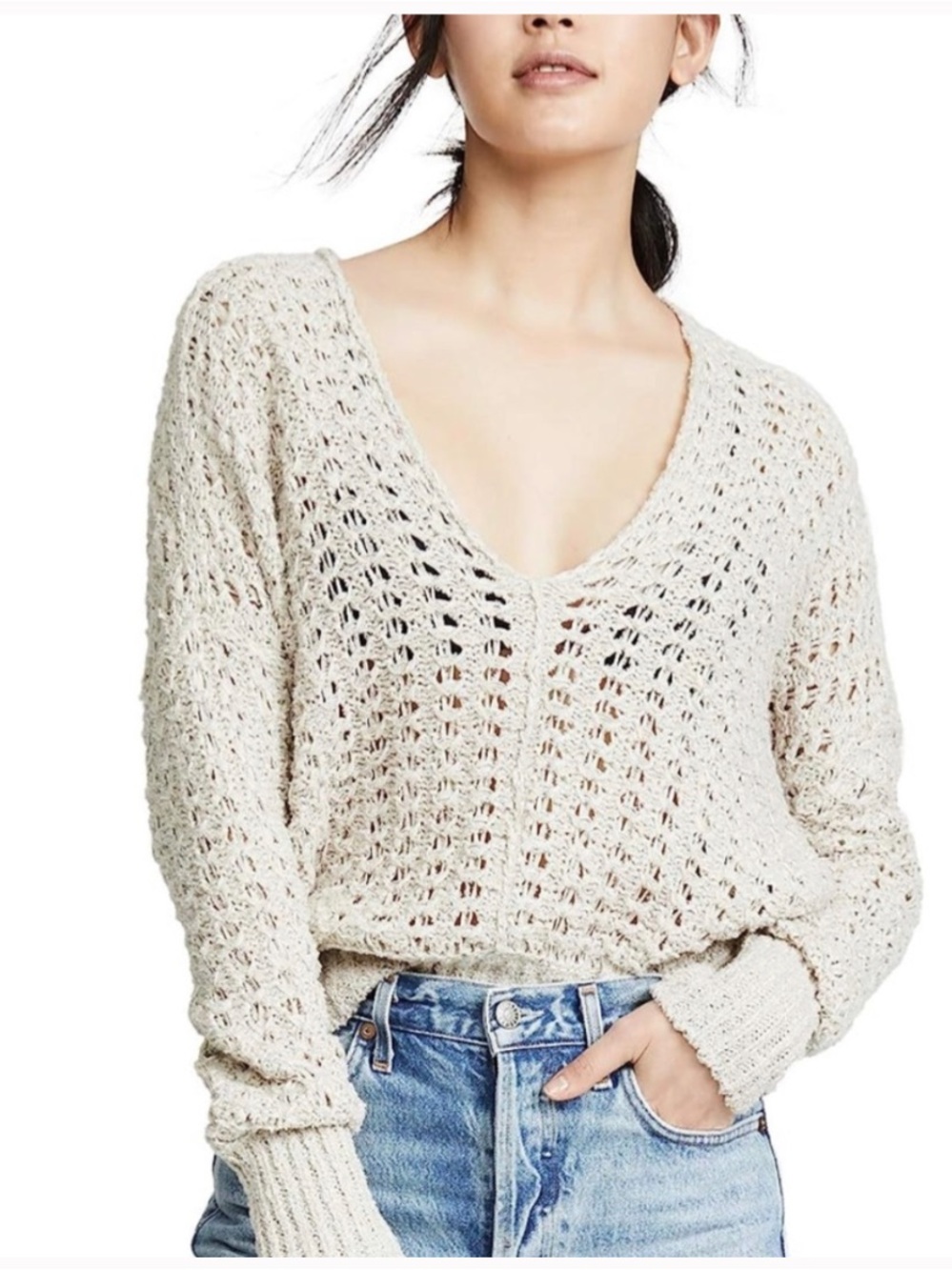 Free People Best Of You V-neck Sweater